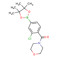 4-[2-chloro-4-(4,4,5,5-tetramethyl-1,3,2-dioxaborolan-2-yl)benzoyl]morpholine