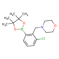 4-{[2-chloro-6-(4,4,5,5-tetramethyl-1,3,2-dioxaborolan-2-yl)phenyl]methyl}morpholine