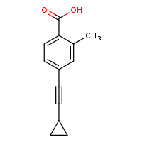 4-(2-cyclopropylethynyl)-2-methylbenzoic acid