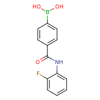 4-[(2-fluorophenyl)carbamoyl]phenylboronic acid