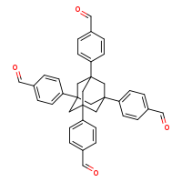 4-[3,5,7-tris(4-formylphenyl)adamantan-1-yl]benzaldehyde