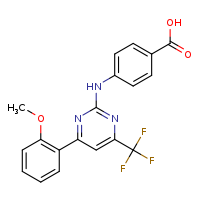 4-{[4-(2-methoxyphenyl)-6-(trifluoromethyl)pyrimidin-2-yl]amino}benzoic acid