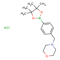 4-{[4-(4,4,5,5-tetramethyl-1,3,2-dioxaborolan-2-yl)phenyl]methyl}morpholine hydrochloride