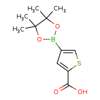4-(4,4,5,5-tetramethyl-1,3,2-dioxaborolan-2-yl)thiophene-2-carboxylic acid
