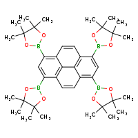 4,4,5,5-tetramethyl-2-[3,6,8-tris(4,4,5,5-tetramethyl-1,3,2-dioxaborolan-2-yl)pyren-1-yl]-1,3,2-dioxaborolane