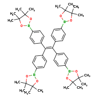 4,4,5,5-tetramethyl-2-(4-{1,2,2-tris[4-(4,4,5,5-tetramethyl-1,3,2-dioxaborolan-2-yl)phenyl]ethenyl}phenyl)-1,3,2-dioxaborolane