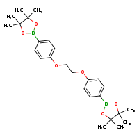4,4,5,5-tetramethyl-2-(4-{2-[4-(4,4,5,5-tetramethyl-1,3,2-dioxaborolan-2-yl)phenoxy]ethoxy}phenyl)-1,3,2-dioxaborolane
