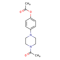 4-(4-acetylpiperazin-1-yl)phenyl acetate