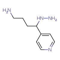 4-(4-amino-1-hydrazinylbutyl)pyridine