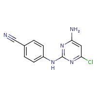 4-[(4-amino-6-chloropyrimidin-2-yl)amino]benzonitrile