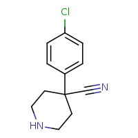 4-(4-chlorophenyl)piperidine-4-carbonitrile