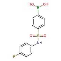 4-[(4-fluorophenyl)sulfamoyl]phenylboronic acid