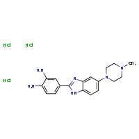 4-[5-(4-methylpiperazin-1-yl)-1H-1,3-benzodiazol-2-yl]benzene-1,2-diamine trihydrochloride