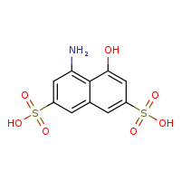 4-amino-5-hydroxynaphthalene-2,7-disulfonic acid