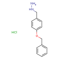 {[4-(benzyloxy)phenyl]methyl}hydrazine hydrochloride