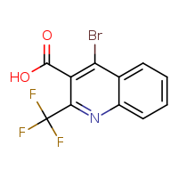 4-bromo-2-(trifluoromethyl)quinoline-3-carboxylic acid