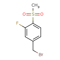 4-(bromomethyl)-2-fluoro-1-methanesulfonylbenzene