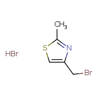 4-(bromomethyl)-2-methyl-1,3-thiazole hydrobromide