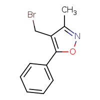 4-(bromomethyl)-3-methyl-5-phenyl-1,2-oxazole