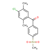 (4-chloro-2,5-dimethylphenyl)(4-methanesulfonylphenyl)methanone