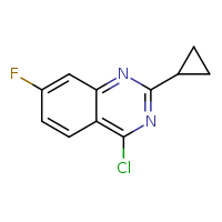 4-chloro-2-cyclopropyl-7-fluoroquinazoline