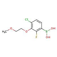 4-chloro-2-fluoro-3-(2-methoxyethoxy)phenylboronic acid