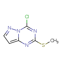 4-chloro-2-(methylsulfanyl)pyrazolo[1,5-a][1,3,5]triazine