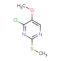 4-chloro-5-methoxy-2-(methylsulfanyl)pyrimidine