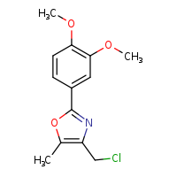 4-(chloromethyl)-2-(3,4-dimethoxyphenyl)-5-methyl-1,3-oxazole