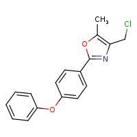 4-(chloromethyl)-5-methyl-2-(4-phenoxyphenyl)-1,3-oxazole