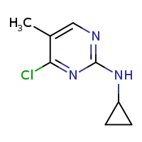 4-chloro-N-cyclopropyl-5-methylpyrimidin-2-amine