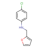 4-chloro-N-(furan-2-ylmethyl)aniline