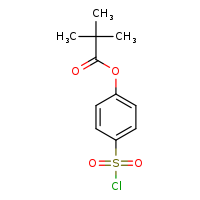 4-(chlorosulfonyl)phenyl 2,2-dimethylpropanoate