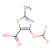 4-(difluoromethoxy)-2-methyl-1,3-thiazole-5-carboxylic acid