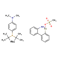 4-(di-tert-butylphosphanyl)-N,N-dimethylaniline; {2'-amino-[1,1'-biphenyl]-2-yl}palladio methanesulfonate