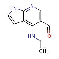 4-(ethylamino)-1H-pyrrolo[2,3-b]pyridine-5-carbaldehyde