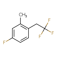 4-fluoro-2-methyl-1-(2,2,2-trifluoroethyl)benzene
