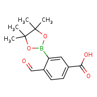 4-formyl-3-(4,4,5,5-tetramethyl-1,3,2-dioxaborolan-2-yl)benzoic acid