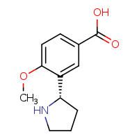 4-methoxy-3-[(2S)-pyrrolidin-2-yl]benzoic acid