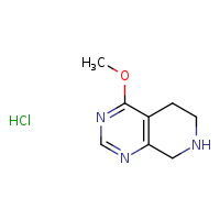4-methoxy-5H,6H,7H,8H-pyrido[3,4-d]pyrimidine hydrochloride