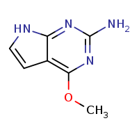 4-methoxy-7H-pyrrolo[2,3-d]pyrimidin-2-amine