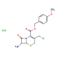 (4-methoxyphenyl)methyl 7-amino-3-(chloromethyl)-8-oxo-5-thia-1-azabicyclo[4.2.0]oct-2-ene-2-carboxylate hydrochloride