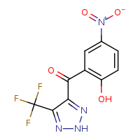 4-nitro-2-[5-(trifluoromethyl)-2H-1,2,3-triazole-4-carbonyl]phenol