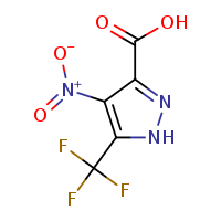4-nitro-5-(trifluoromethyl)-1H-pyrazole-3-carboxylic acid