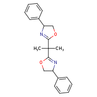 4-phenyl-2-[2-(4-phenyl-4,5-dihydro-1,3-oxazol-2-yl)propan-2-yl]-4,5-dihydro-1,3-oxazole