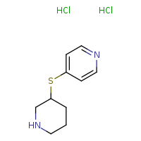 4-(piperidin-3-ylsulfanyl)pyridine dihydrochloride
