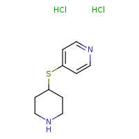 4-(piperidin-4-ylsulfanyl)pyridine dihydrochloride