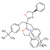 (4R)-2-[1,3-bis(4-tert-butylphenyl)-2-[(4R)-4-phenyl-4,5-dihydro-1,3-oxazol-2-yl]propan-2-yl]-4-phenyl-4,5-dihydro-1,3-oxazole