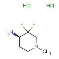 (4R)-3,3-difluoro-1-methylpiperidin-4-amine dihydrochloride