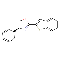 (4S)-2-(1-benzothiophen-2-yl)-4-phenyl-4,5-dihydro-1,3-oxazole
